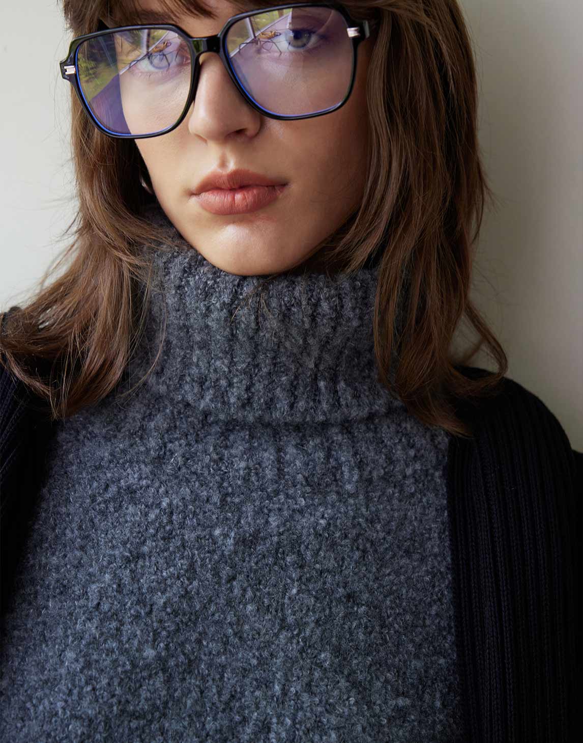 Kennedy Turtleneck Wool Sweater