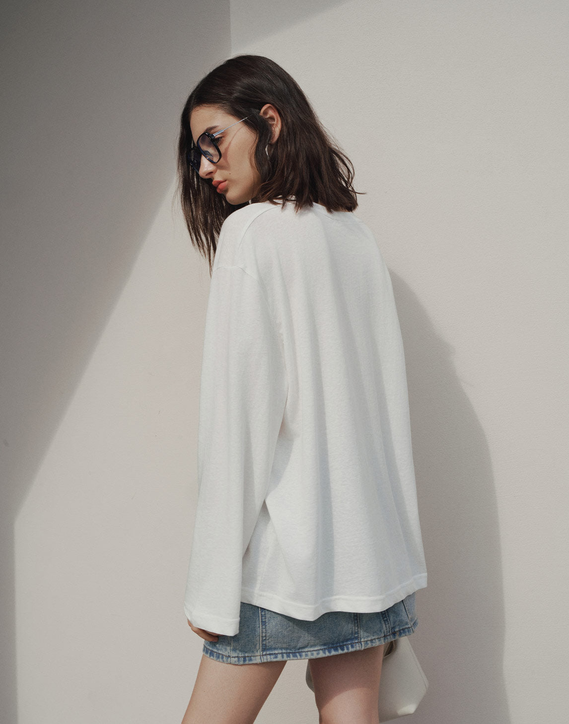 Combed Cotton Oversized Top