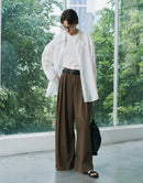 Loose-fitting large wide-leg pants