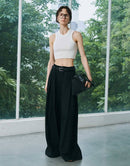 Loose-fitting large wide-leg pants