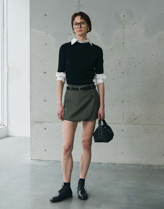 Asym Wrap Skort