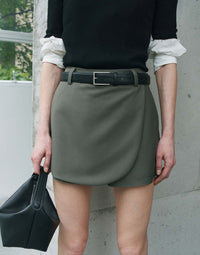 Wool Suit Bustier Skirt