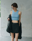 Wool Suit Bustier Skirt