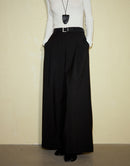 Textured Design Loose Wide Leg Pants