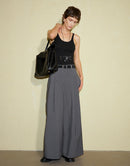 Textured Design Loose Wide Leg Pants