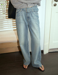 Wide-leg Loose Jeans