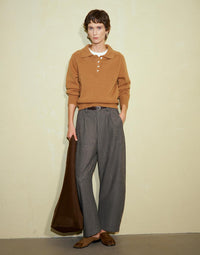 Vintage Wool Bent Leg Pants