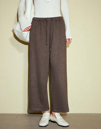 Wool Knit Drawstring Octogenarian Pants