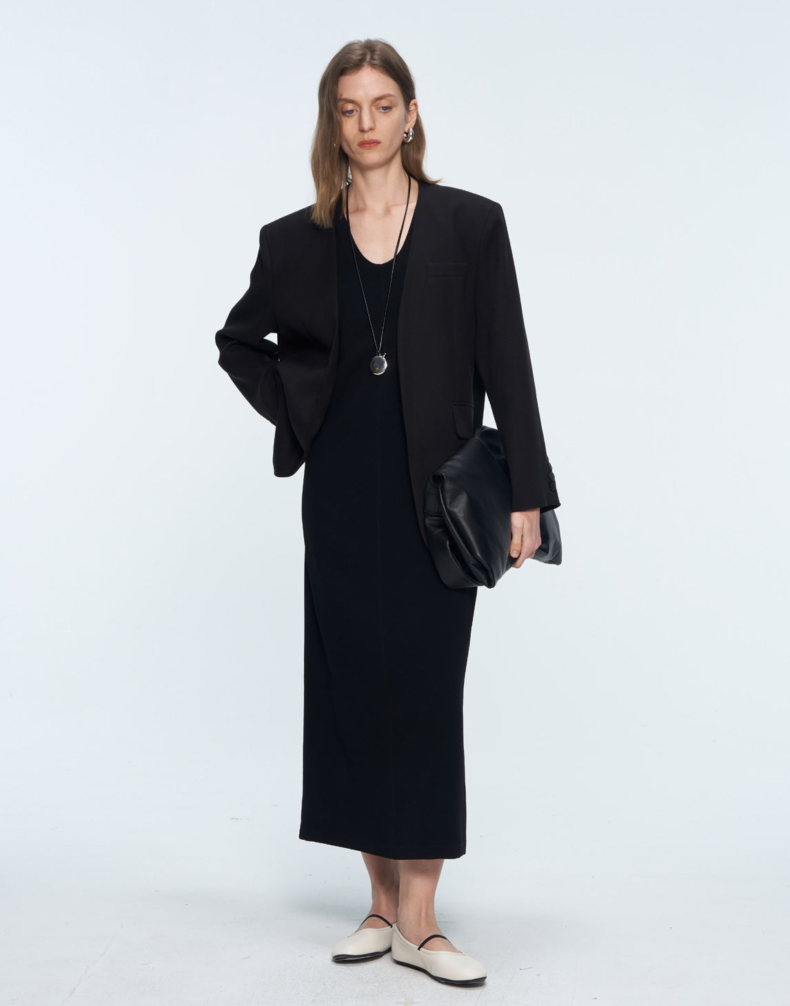 Sculpted Oversized Blazer