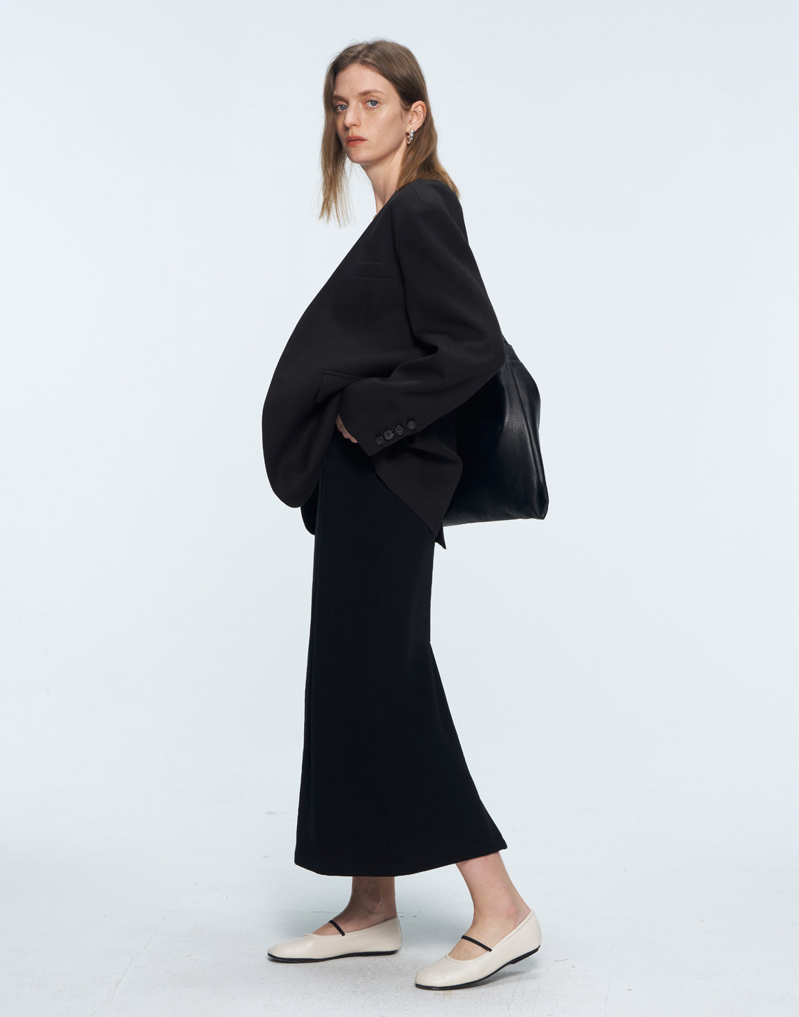 Sculpted Oversized Blazer