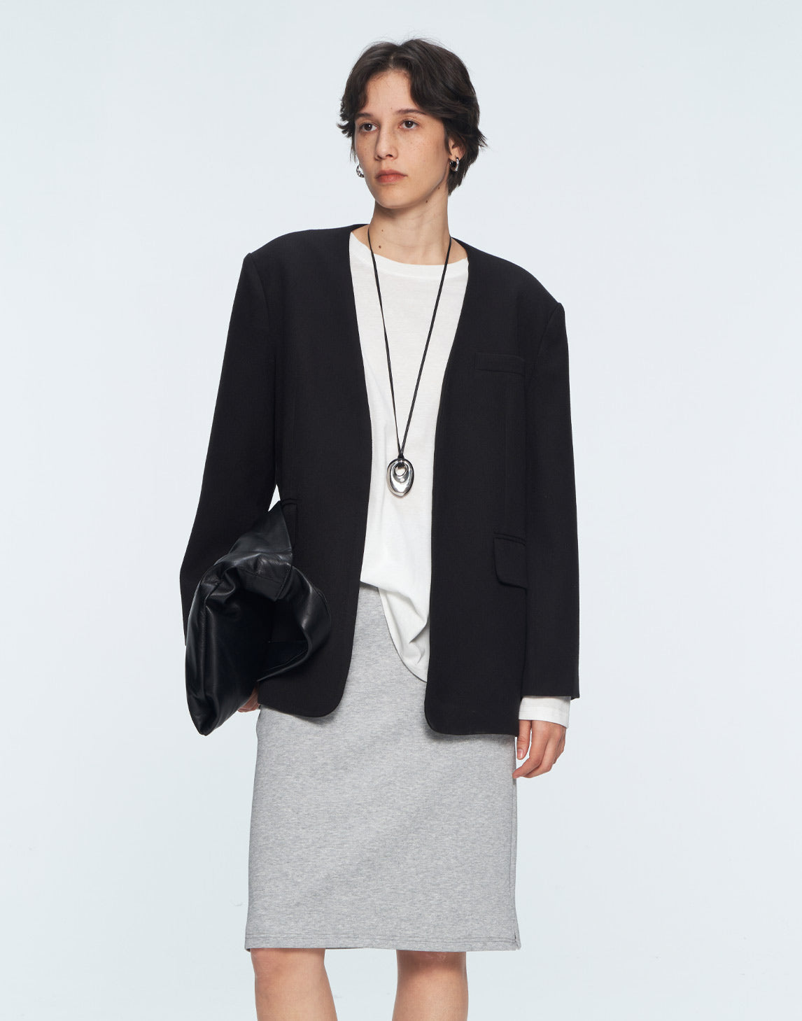 Sculpted Oversized Blazer