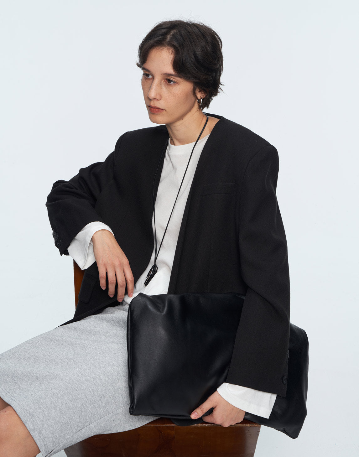 Sculpted Oversized Blazer