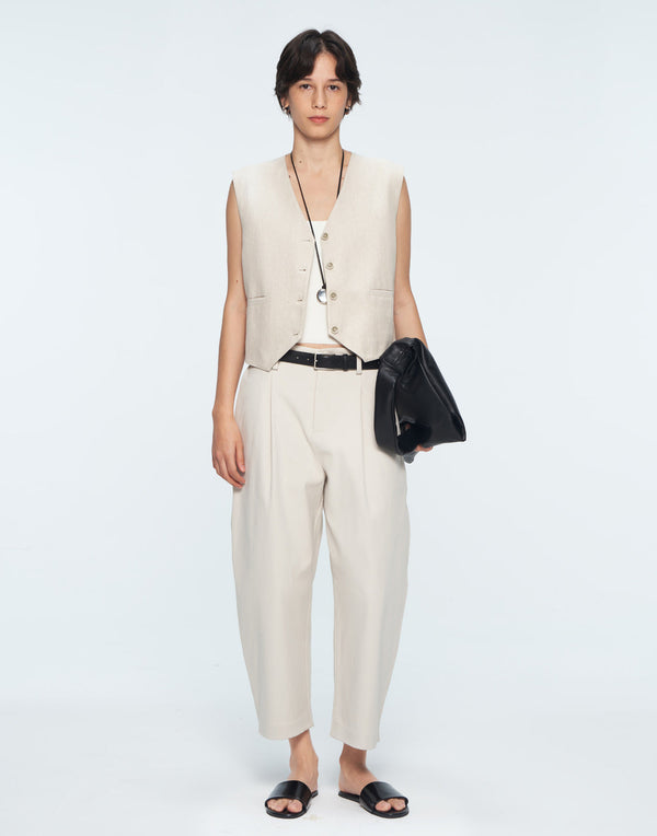 Linen-Cotton Vest