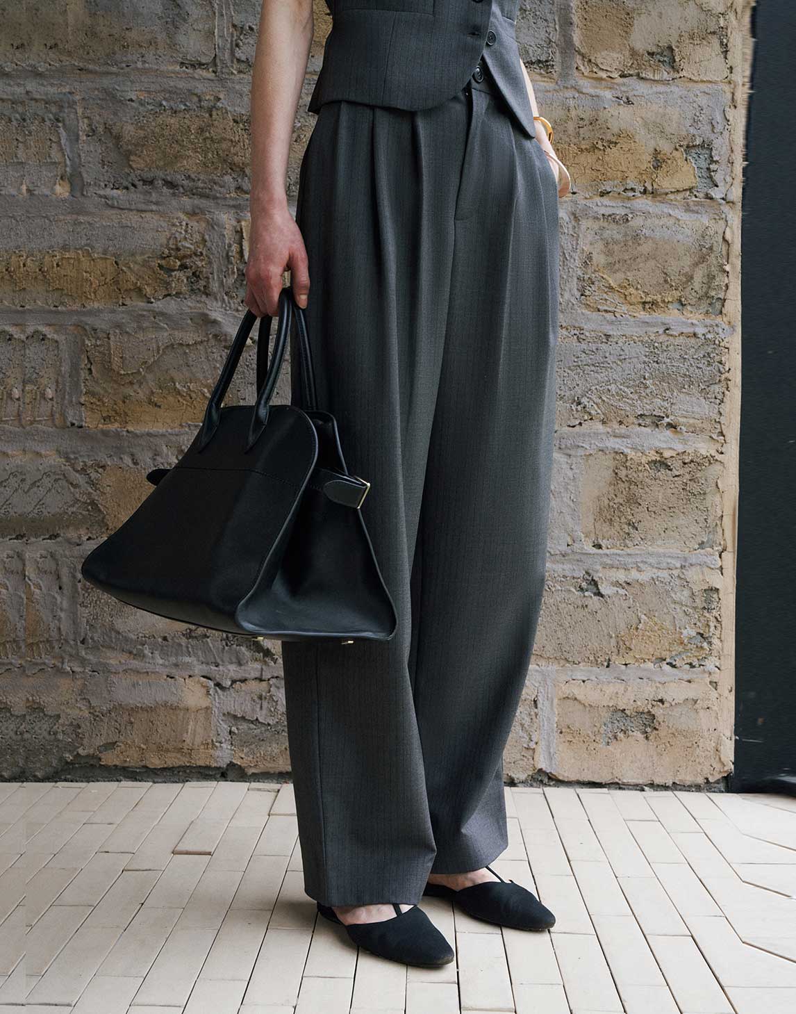 Elegant Wide Leg Pants Casual Suit