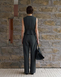 Elegant Wide Leg Pants Casual Suit