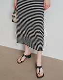 Remi Striped Knit Slip Dress