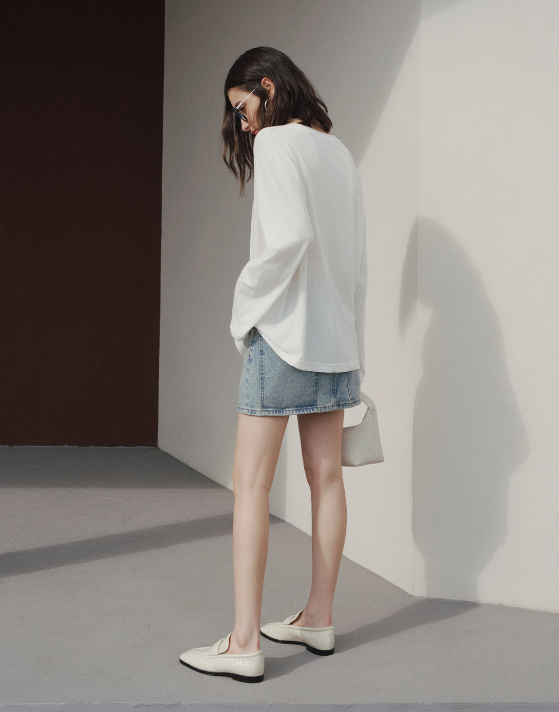 Jupe Mini en Denim Classique