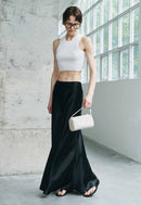 Hazel Acetate Satin Skirt