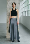 Hazel Acetate Satin Skirt