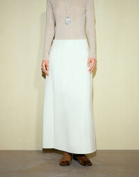 Double-faced Wool Skirt