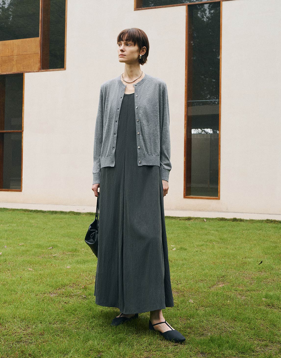 Airy Wool Knit Cardigan
