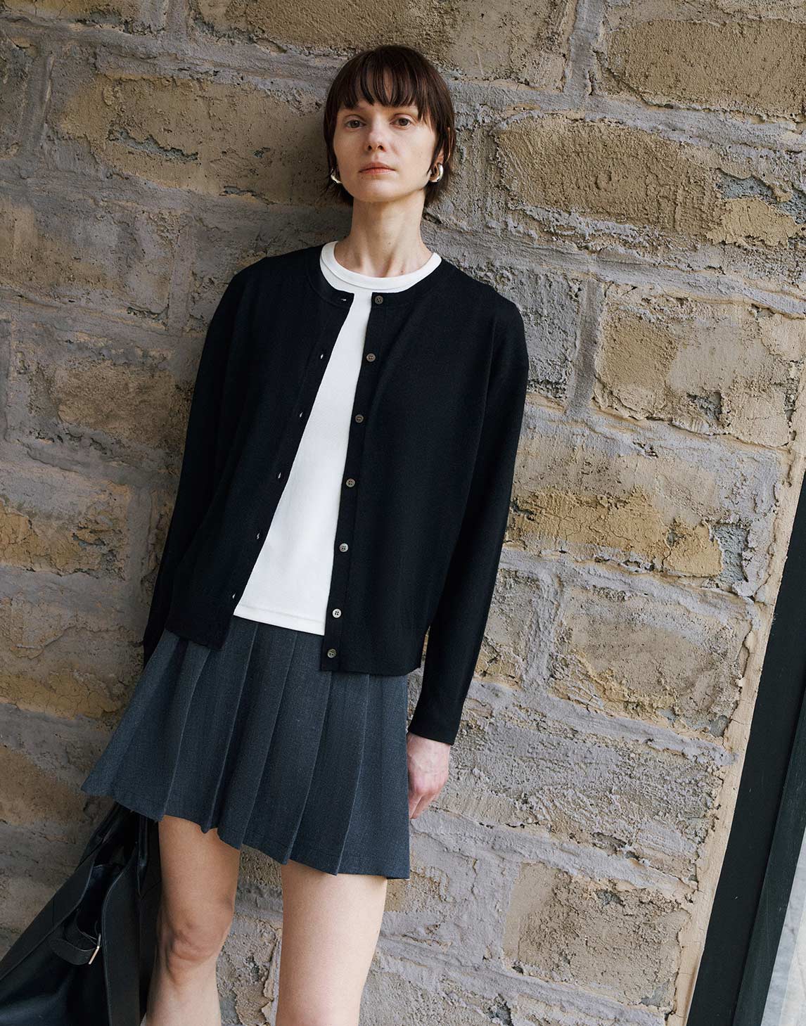 Airy Wool Knit Cardigan