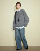 Crew Neck Wool Sweater