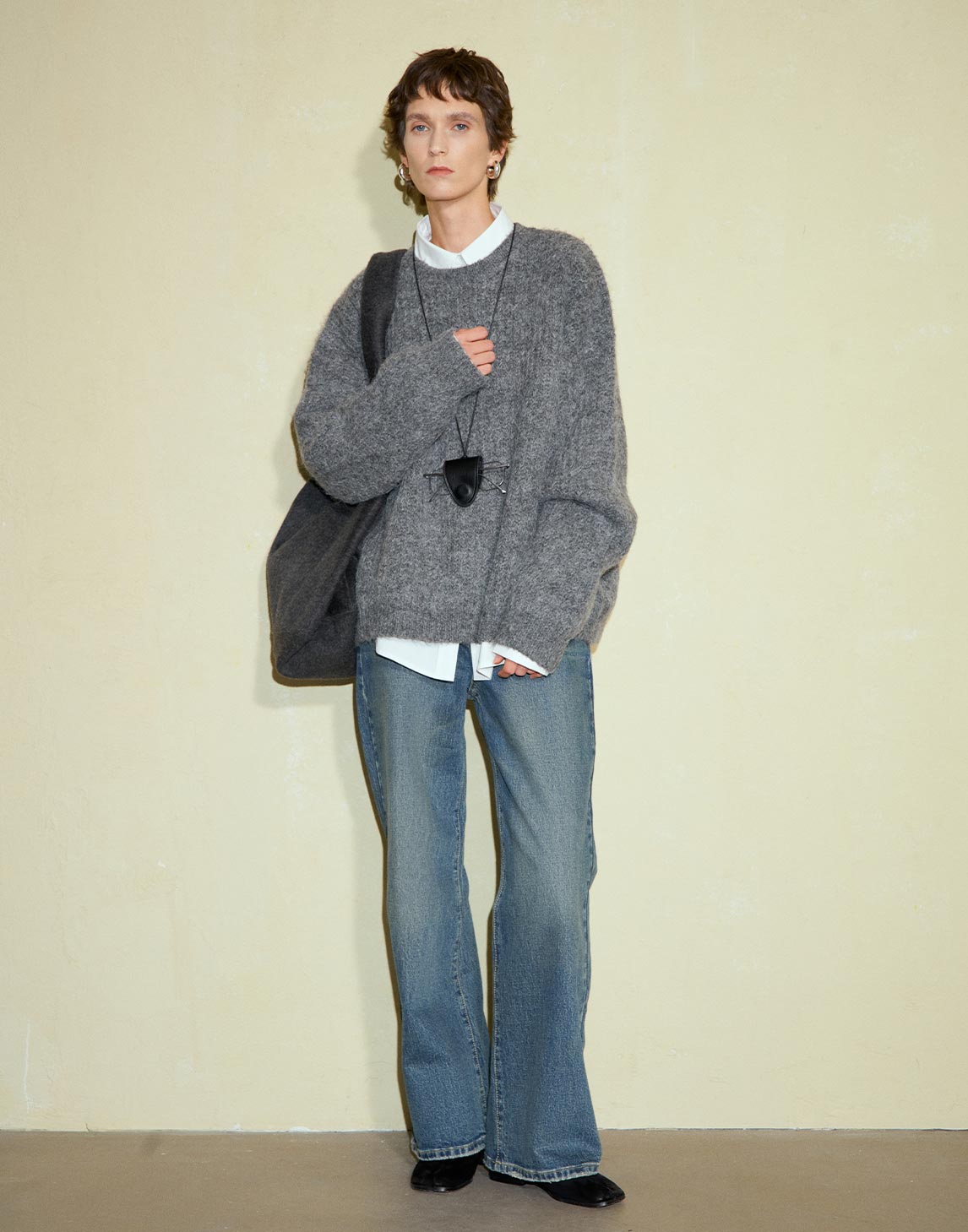 Texturierter Haven-Pullover