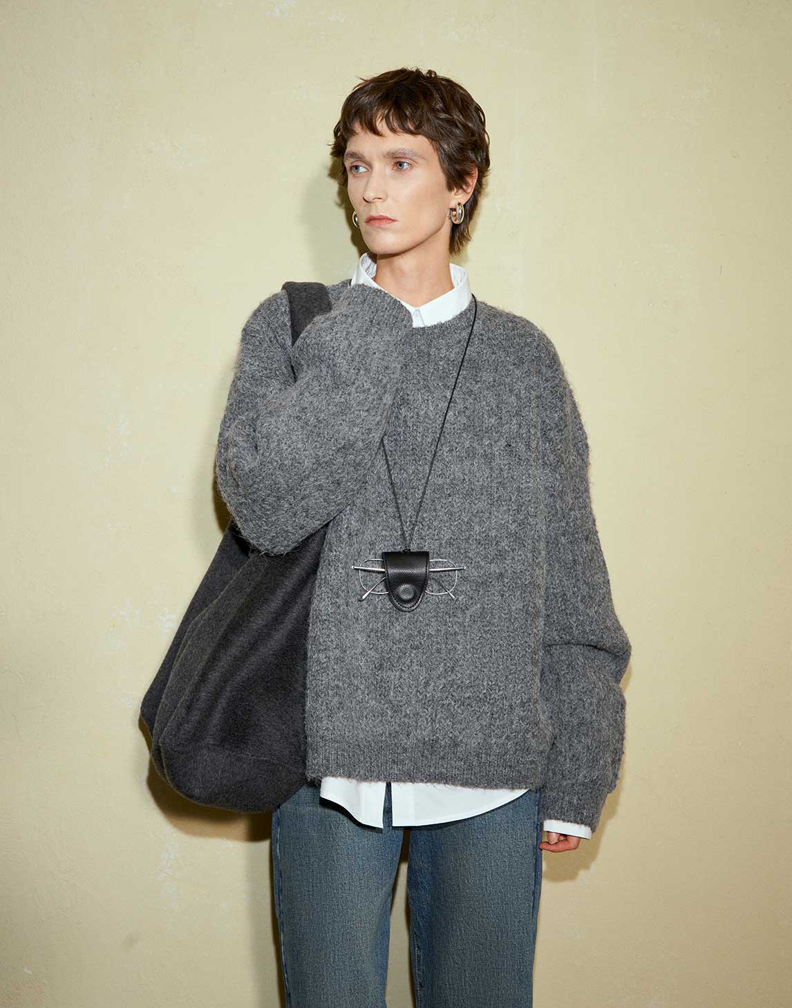 Texturierter Haven-Pullover