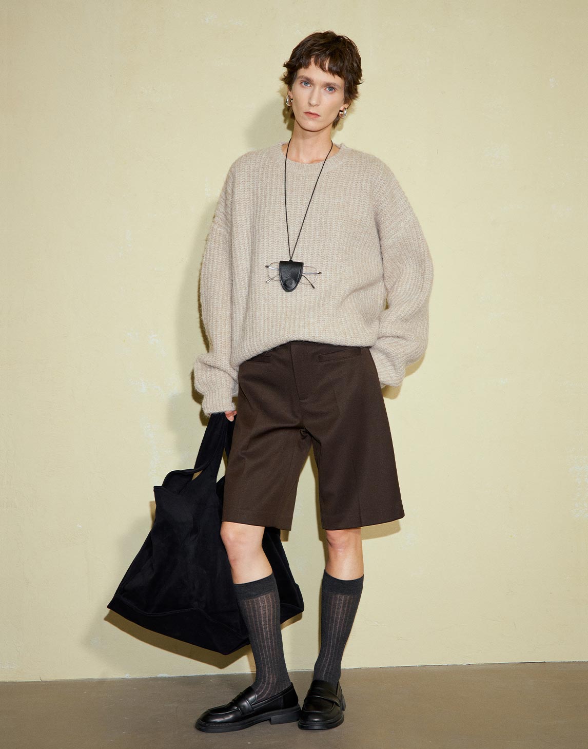 Texturierter Haven-Pullover
