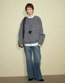 Crew Neck Wool Sweater