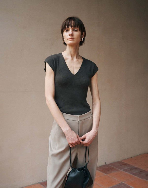 Elegant V-Neck Knit