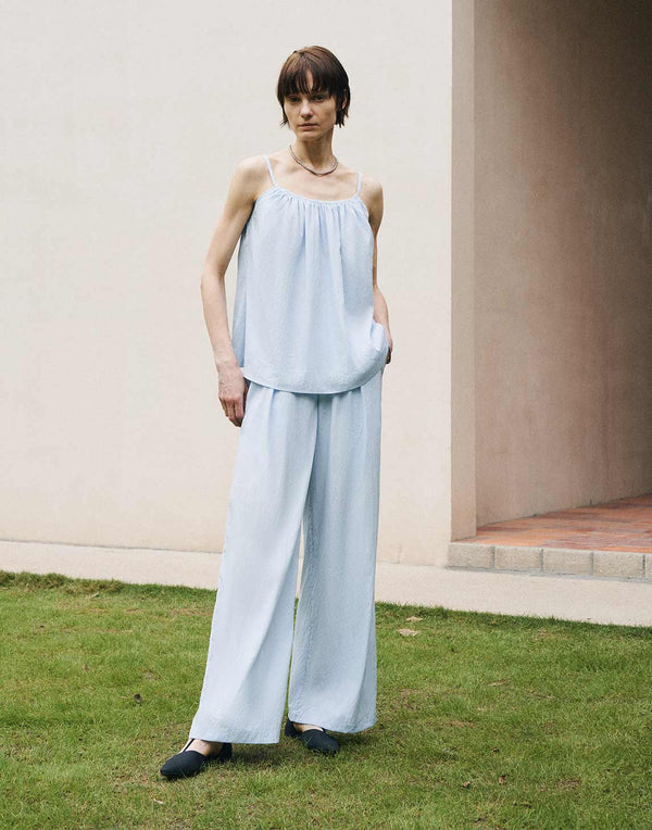 Gathered Silk Cami