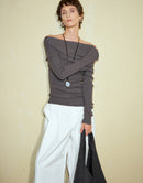 Irregular Design Single Neck Knitwear