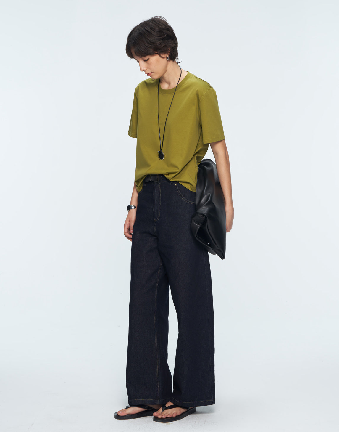 Urban Jeans mit weitem Bein