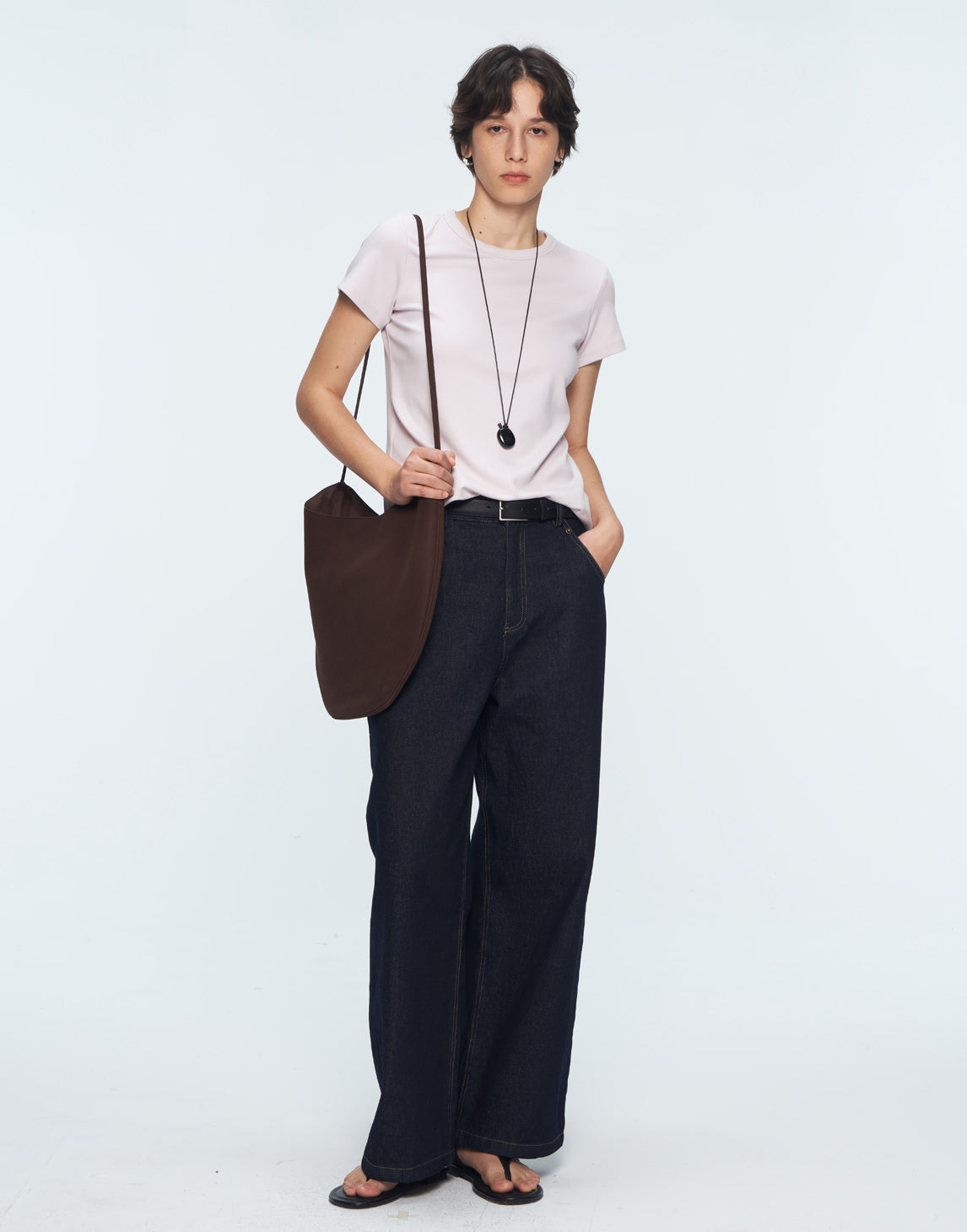 Urban Jeans mit weitem Bein