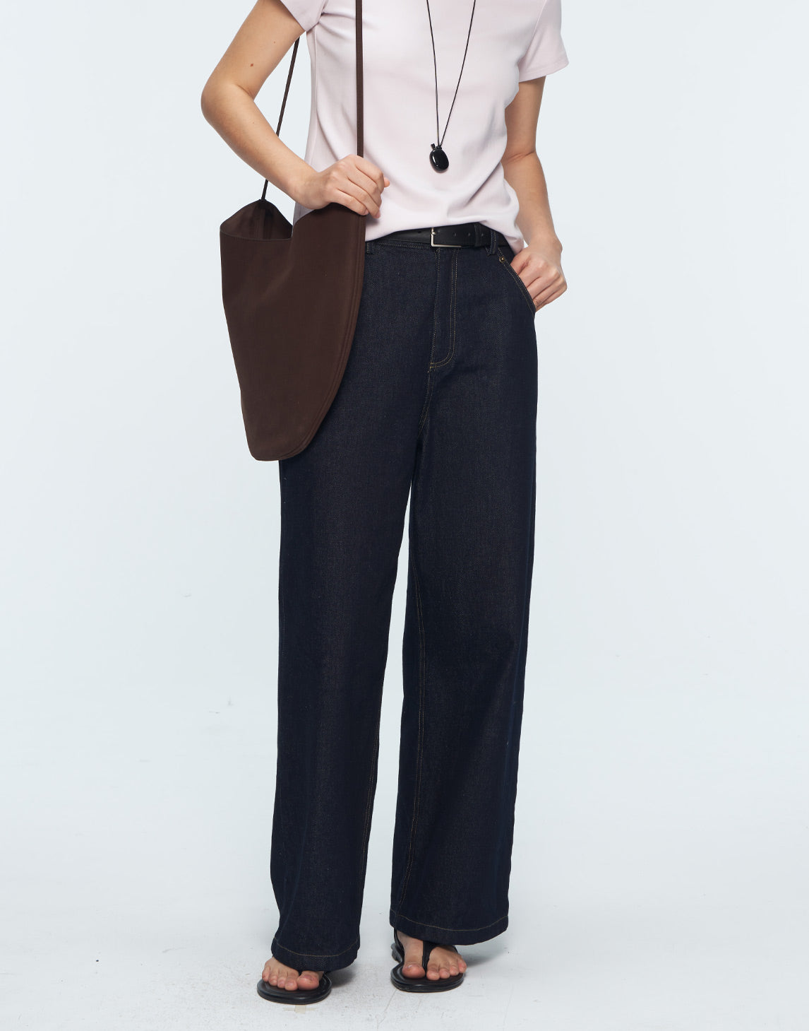 Urban Jeans mit weitem Bein