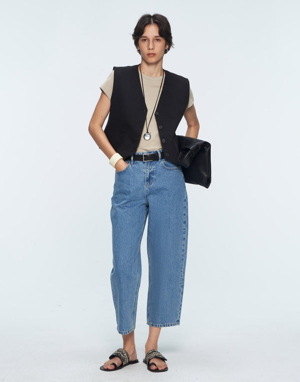 Chic Relaxed Ankle Denim