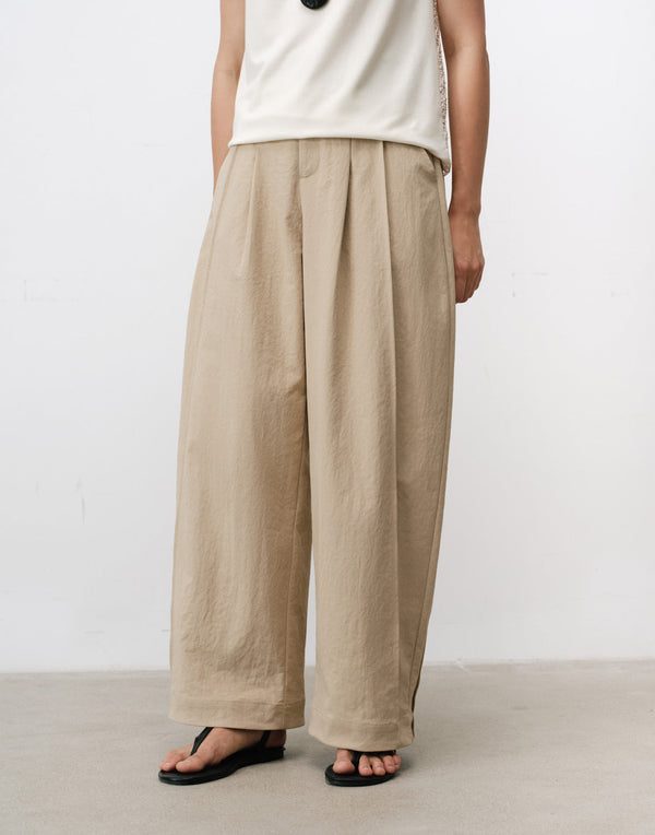 Pantalon drapé désert