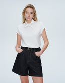 Denim High-Waist Shorts