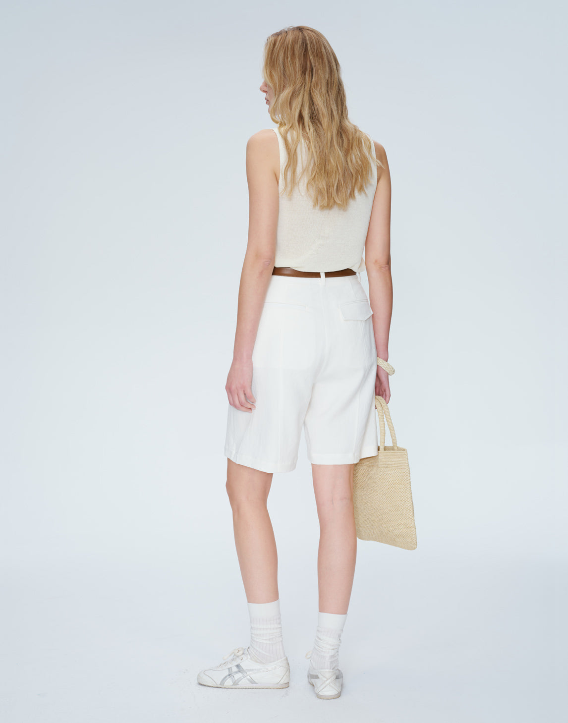 Shorts en lin et coton Seabreeze