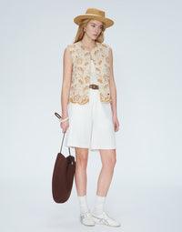 Seabreeze Linen-Cotton Shorts