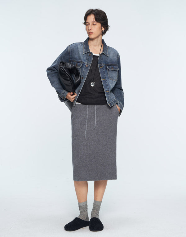 Chic Lounge Midi Skirt