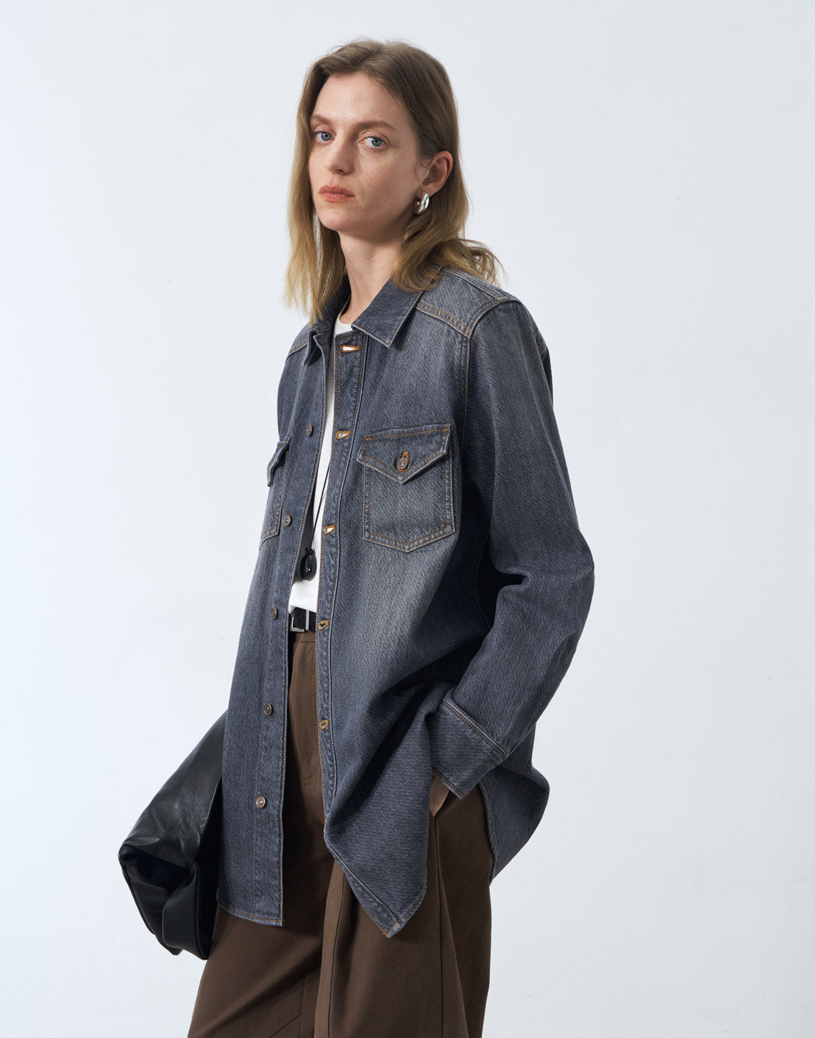 Turkish Washed Denim Shirt