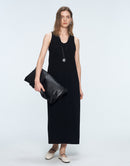 Texture - Inspired U - Neck Sleeveless Dress