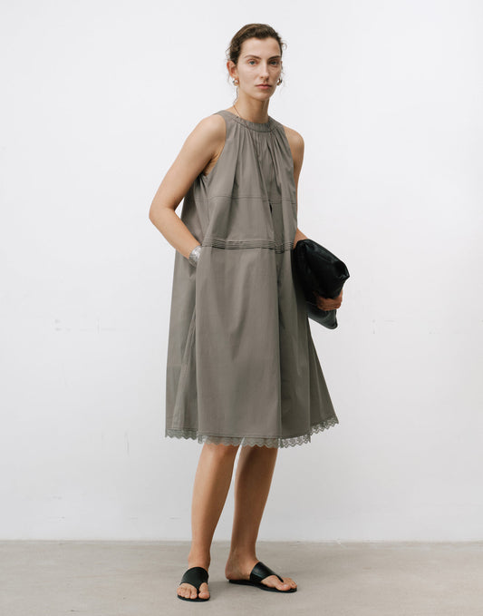 Serene Back Button Dress