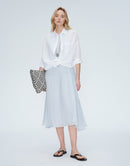 Willow Linen-Blend Midi Dress