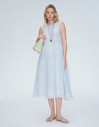 Willow Linen-Blend Midi Dress