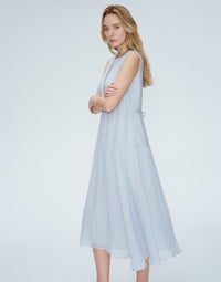 Willow Linen-Blend Midi Dress