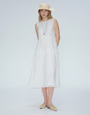 Willow Linen-Blend Midi Dress
